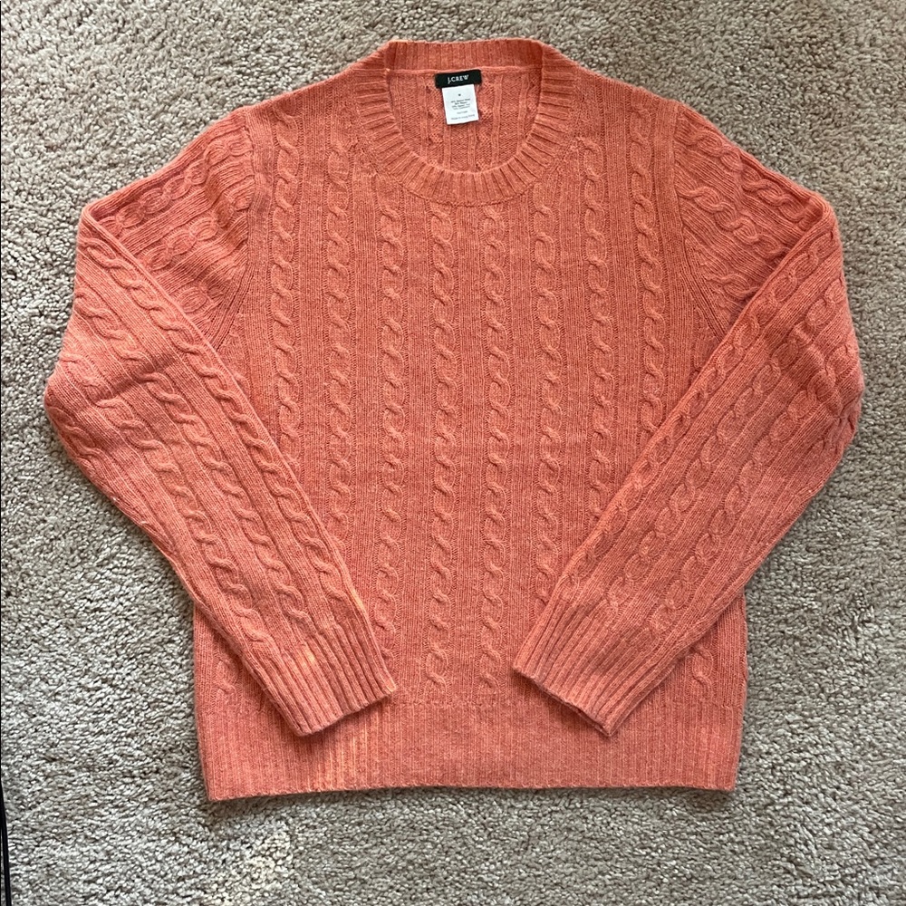 J. Crew Women’s Wool Cable Knit Sweater
